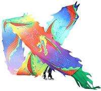 PULaif Nastro di Seta della Danza del Drago Poi