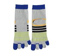 PULaif Pacchetto Calzini per Le Dita dei Piedi, Calzini a Cinque Dita for Uomo EU 39-44 US 6-10 Multicolore Confezione da 5 Paia(5 Pairs Grey)