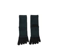 PULaif Pacchetto Calzini per Le Dita dei Piedi, Calzini a Cinque Dita Multicolore EU39-44(Dark Green)