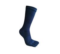 PULaif Pacchetto Calzini per Le Dita dei Piedi, Calzini Infradito da Corsa e Trekking a Cinque Dita da Uomo, Confezione da 3, Multicolore, Taglia EU39-44(Dark Blue)