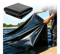 PULaif Rivestimento for laghetto Rinforzato in HDPE | Diverse dimensioni for laghi artificiali, cascate e stagni all'aperto(4x6m)