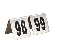 PULaif Segni di Numeri di Tavolo, 1-50 1-100, bifacciale, Facile da Lavare e impilare(1 to 100)