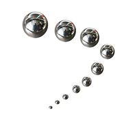 PULaif Sfere per Cuscinetti, Sfere for Cuscinetti di precisione in Acciaio al Carbonio Massiccio 8-20 mm 1 kg(19mm)