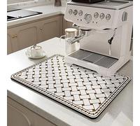 PuLAif Tappetino da caffè Antiscivolo Assorbente in Terra di diatomee di Varie Dimensioni for Il Bar della Cucina(E Style,Width50*length60cm)