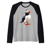 Pulcinella di mare Animale Maglia con Maniche Raglan