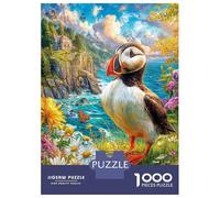 Pulcinella di mare Puzzle 1000 Pezzi, Puzzle Impossibile 1000 Pezzi, Gioco Di Sfida Intellettuale 38x26cm/1000pcs