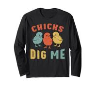 Pulcini della Domenica di Pasqua Dig Me Funny Boy Chicken Maglia a Manica