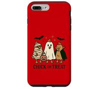 Pulcino o scherzetto carino Halloween insegnante uomini donne Custodia per iPhone 7 Plus/8 Plus