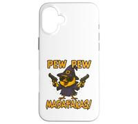 Pulcino Strega con la scritta Pew Madafakas Custodia per iPhone 16 Plus