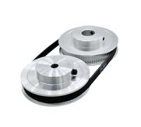 Pulegge Cinghia Dentata 2GT 80T 80Denti Rapporto Velocità 1:1 Alesaggio 5~12Mm Set Ruote GT2 Larghezza Cinghia 6Mm Set Pulegge 2M 80 Denti Per CNC Cinghia Trasmissione(80T Bore 10mm,2GT-280-6MM_5MM)