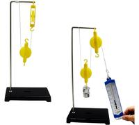 Pulegge con supporto - Set di pulegge fisse e mobili for l'insegnamento della fisica gli esperimenti meccanica