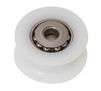 Pulegge in Delrin® con Sfere e Calotte Inox - Alta Scorrevolezza - Ø 10 mm. Nero