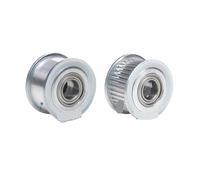 Pulegge meccaniche per cinghie dentate 1 pz GT2 2GT 40 th Sincrona Timing Puleggia Tenditrice Foro 3/4/5/6/7/8mm con Cuscinetto(Smooth 3mm Bore,6mm)