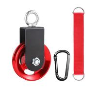 Pulegge per corda, set di moschettoni per pulegge resistenti, attrezzatura per allenamento liscio e resistente alla ruggine, accessori da palestra portanti per l'organizzazione del garage