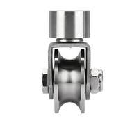 Pulegge pesanti Ruota di trazione Rullo liscio Resistente alla ruggine Pulley Block Roller V Tipo/H Tipo Sostituzione facoltativa della porta del garage