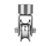 Pulegge pesanti Ruota di trazione Rullo liscio Resistente alla ruggine Pulley Block Roller V Tipo/H Tipo Sostituzione facoltativa della porta del garage