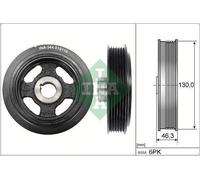 Puleggia a cinghia, albero motore INA 544 0181 10 MATRIX (_E13_) 1.8 2002-2005