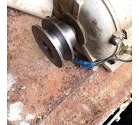 Puleggia a cinghia trapezoidale tipo A a singola scanalatura in ghisa per utensili elettrici, ruota di trasmissione industriale compatibile con compressore d'aria e per Sy(19 x 100)