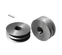 Puleggia a doppia scanalatura, puleggia a cinghia piatta a doppia scanalatura per generatore elettrico, ruota motrice e dischi a cinghia triangolare