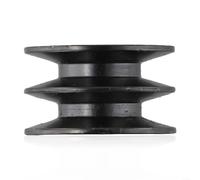 Puleggia a doppia V con scanalatura a V per foro da 20 mm, compatibile con modelli di motori 168F 170F, tra cui puleggia di ricambio motore GX110 7HP (testa piatta)