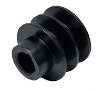 Puleggia a doppia V con scanalatura da 20 mm per 168F 170F, compatibile con motore GX110 7HP, adatta per apparecchiature elettriche (testa convessa)