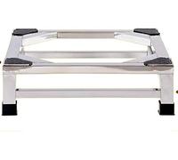 Puleggia a rulli per lavatrice portatile Rollers Machine Base Mobile Special Base Household Appliance Base Washing Machine Base Air Conditioning Base -proof Impact Bracket appliance base(Size:56*56cm)