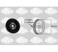 Puleggia albero motore 2150026 SASIC per PEUGEOT CITROËN
