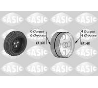 Puleggia albero motore 2150028 SASIC per PEUGEOT CITROËN FORD