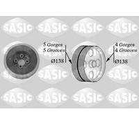 Puleggia albero motore 2156004 SASIC per AUDI VW SKODA