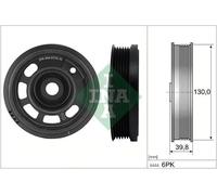 INA 544 0174 10 Puleggia cinghia albero a gomiti