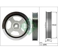 Puleggia albero motore 544 0176 10 INA per HYUNDAI KIA