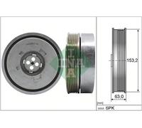Schaeffler INA 544 0502 10 Puleggia cinghia, Albero a gomiti per BMW,BMW (BRILLI