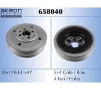 Puleggia albero motore 658040 AKRON-MALÒ per VW AUDI SKODA