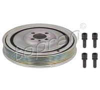 Puleggia albero motore con antivibrante 207 343 TOPRAN per FIAT ALFA ROMEO OPEL