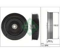 Puleggia albero motore con antivibrante 544 0007 10 INA per RENAULT 19 I 19 II