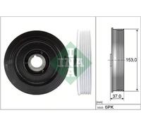 Puleggia albero motore con antivibrante 544 0058 10 INA per CITROËN PEUGEOT FIAT