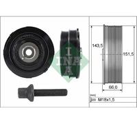Puleggia albero motore con antivibrante 544 0069 20 INA per BMW 3 Touring 3 5