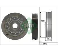 Schaeffler INA 544 0091 10 Puleggia cinghia, Albero a gomiti per RENAULT