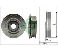Puleggia albero motore con antivibrante 544 0094 10 INA per RENAULT OPEL NISSAN