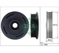 Puleggia albero motore con antivibrante 544 0098 10 INA per RENAULT OPEL