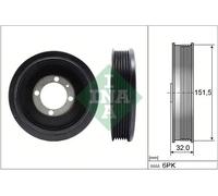 Puleggia albero motore con antivibrante 544 0123 10 INA per OPEL CHEVROLET
