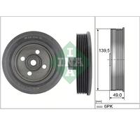 Puleggia della cinghia, albero motore INA 544 0139 10