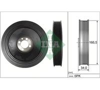 Puleggia della cinghia, albero motore INA 544 0150 10