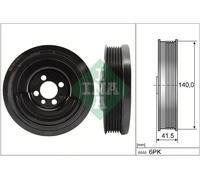 Puleggia albero motore con antivibrante 544 0163 10 INA per SEAT SKODA AUDI VW