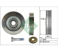 Puleggia albero motore con antivibrante 544 0173 21 INA per CITROËN PEUGEOT DS