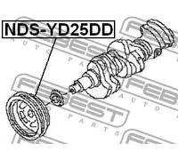 Puleggia albero motore NDS-YD25DD FEBEST per NISSAN PATHFINDER III CABSTAR
