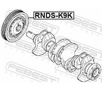 FEBEST RNDS-K9K Puleggia cinghia albero a gomiti per RENAULT TWINGO I (C06)