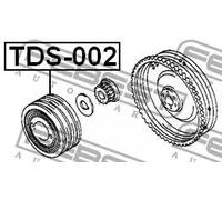 FEBEST TDS-002 Puleggia cinghia albero a gomiti