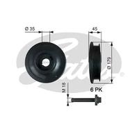 GATES TVD1012A Puleggia cinghia albero a gomiti