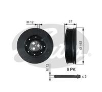 Gates Ford Puleggia Tvd1060A